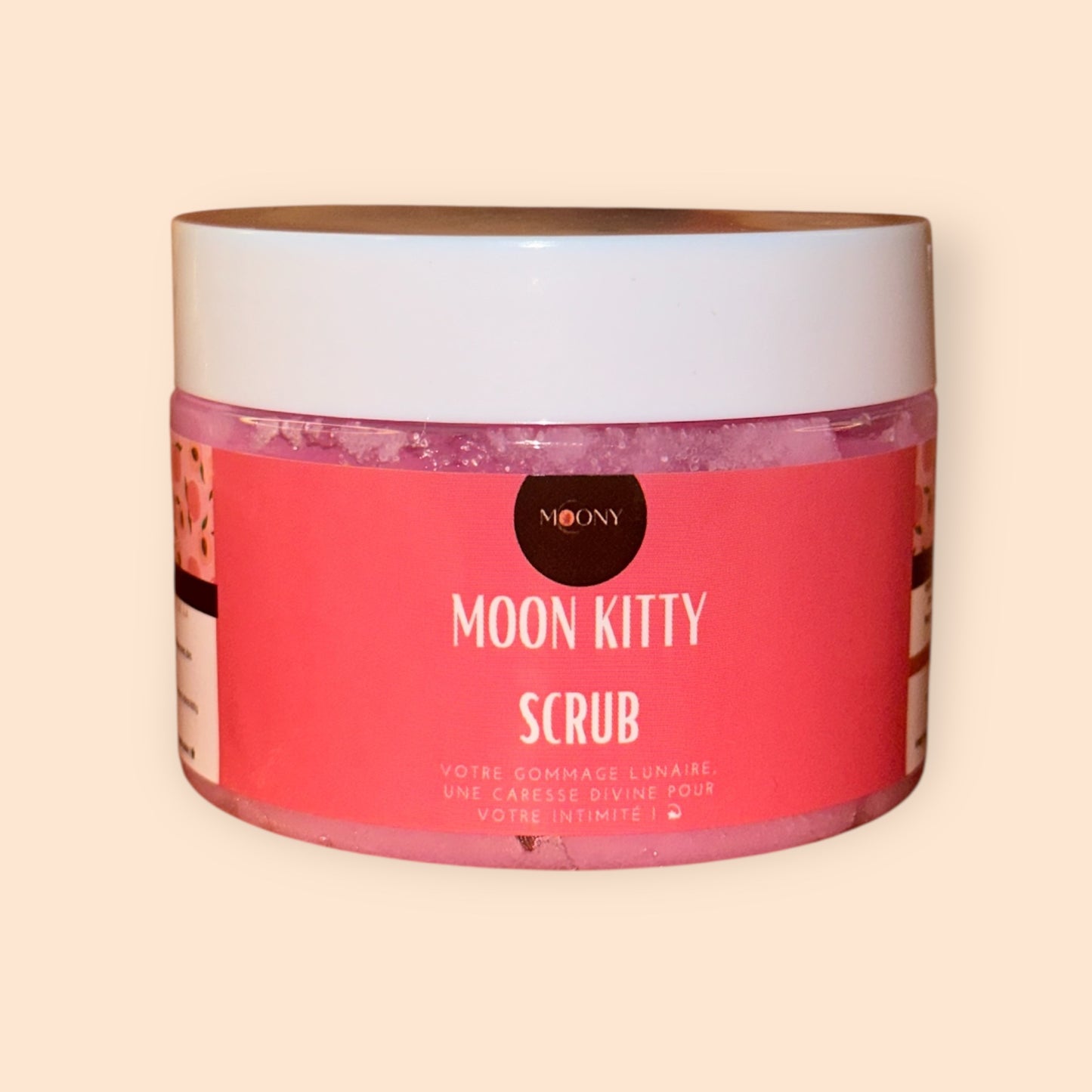 Moon Kitty Scrubb – Exfoliant Douceur Pêche 🍑